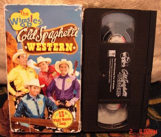 The Wiggles COLD SPAGHETTI WESTERN Vhs Video FREE US 1st Class Ship w 