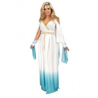 ADULT WOMENS FEMALE TOGA GREEK GODDESS ROMAN ATHENA COSTUME DRESS 