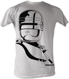 New Licensed Robocop Jumbo Roboface Lightweight Adult Tee T Shirt S 