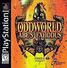 Oddworld Abes Exoddus (PlayStation, 1998) Black Comp.