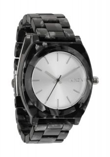 Nixon Mens Time Teller Acetate Wrist Watch Wristwatch Grey Granite