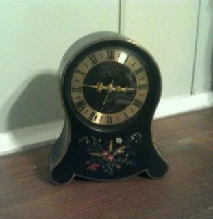 Vintage Jaeger LeCoultre Neuchatel Petite Clock Reuge Music Box 