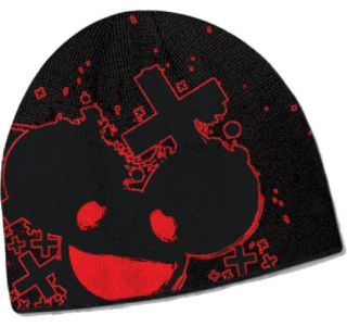 Deadmau5 Black & Red Splatter Mouse Beanie Hat