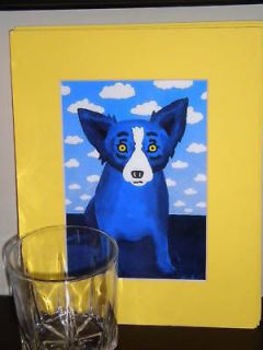 George Rodrigue Blue Dog Copy Notecard Not Framed Matte