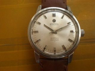 Vintage SWISS ROAMER Anfibio 17 Jewels Manual Mens Watch