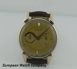 Jaeger LeCoultre Futurematic Power Reserve Bumper Movmt NEW LOWER 