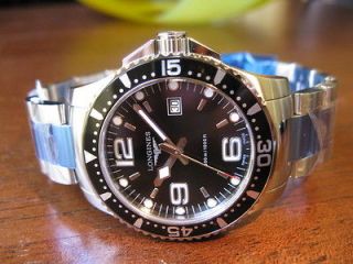 NEW Longines Sport Mens Hydro Conquest Quartz Diver Watch L3.640.4 