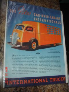 International Harvester IH CAB OVER Truck Vintage Advertisement AD