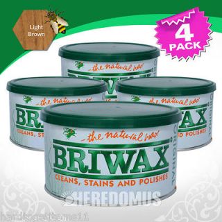 BRIWAX Original Furniture Wax 1lb Tin  Select Your Own Color