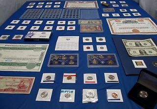 HISTORIC COIN COLLECTION LOT, MINT, SILVER, GOLD, PROOFS, PIRATE 