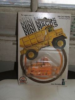 Mini Macks 1981 Die Cast Bull Dozer Construction Toy MOC
