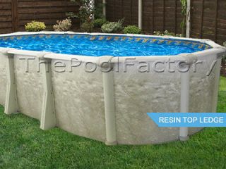 8x12x52 Oval Above Ground Swimming Pool DELUXE Accessory Package 
