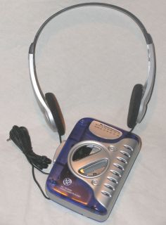   Brand Portable Cassette Player AM / FM Radio with headphones