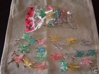   Hair Clips NEW Butterfly Claw Clips 48 Hard Plastic Clips