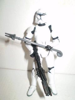 Clone Trooper with Rifle and Force Pike Star Wars Action Figure 2003