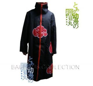 Cool Blood Red Naruto Akatsuki Uchiha Itachi CosPaly Coat Cloak