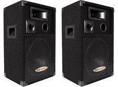 Pair Gemsound TR100 10 700 Watt 3 Way Passive DJ Speakers TR 100