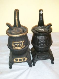 Nice 6 Inch Miniature Cast Iron Pot Belly Stove   Doll house   hand 