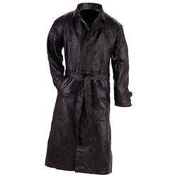 black full length trench coat in Mens Clothing