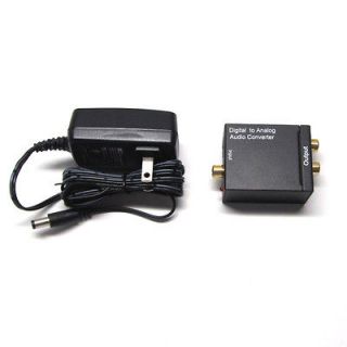   listed New Digital Optical Coaxial to Analog RCA Audio Converter DAC