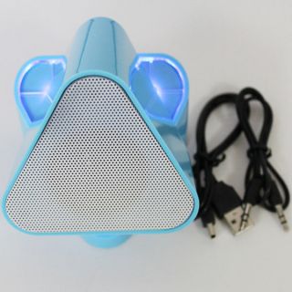 3D Sound Technology Mini Speaker System FM Radio Stereo Sound Memory 