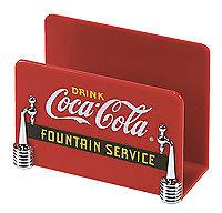 Coca Cola Fountain Service Plastic Napkin Dispenser