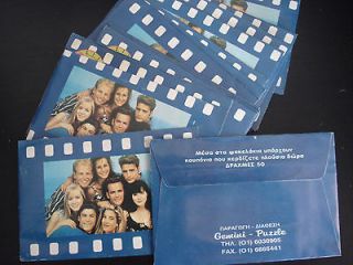   10 PACKS GREEK EDITION STICKERS BEVER​LY HILLS 90210 ULTRA RARE 1991