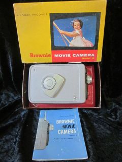 Vintage 8mm Brownie Movie Camera Model 2 Kodak Model 2 IOB FS {29}