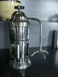   Antique STELLA oil burner stovetop coffee espresso machine maker