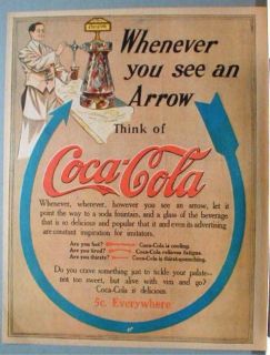 1909 Coca Cola Arrow Dispenser Soda Fountain HUGE RARE