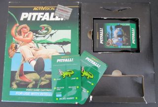 Pitfall, Stampede for Intellivision   In Box w/overlays.