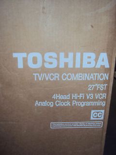 TOSHIBA 27 TV/VCR COMBO W. REMOTE N USERS MANUAL BRAND NEW IN BOX 