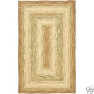 Indoor/Outdoor Braided Country Living Area Rug 8 x 10