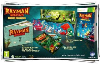 Rayman Origins Collectors Edition X360 APL AU *NEW*
