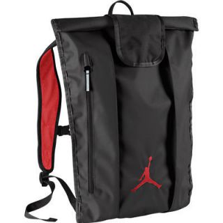 Nike Air Jordan Commuter Rolldown Bag Black/Gym Red Brand New 507955 