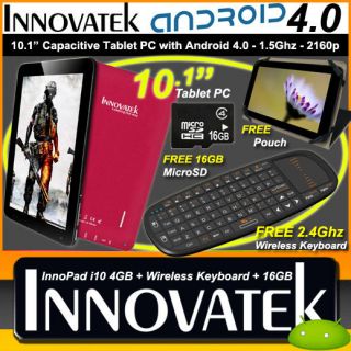 ANDROID 4.0 10.1 Tablet PC 1.5GHz 3D HDMI Capacitive Innovatek 