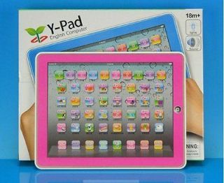 pad Table Learning Machine Tablet Toy English Computer for Kids Blue 