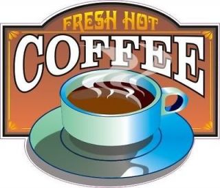 14 Coffee Concession Restaurant Beverage Sign Decal