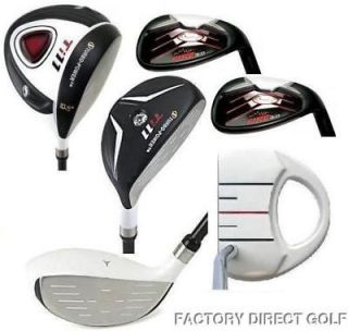 Made +2 TALL MENS REG Complete Golf Clubs Driver Hybrid Iron Taylor 