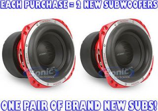   2010 HCCA104 10 4 ohm Competition Car Subwoofers/Subs (6000W Pair