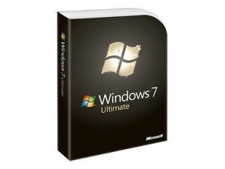  Windows 7 Ultimate   Complete package   1 PC   DVD   32/64 bit   ENG