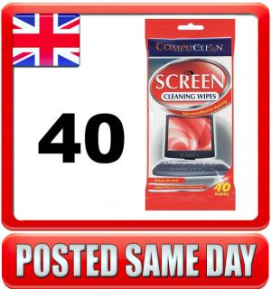 Screen Cleaning Wipes Laptop Monitor Computer LCD TV Cleaner Finger 