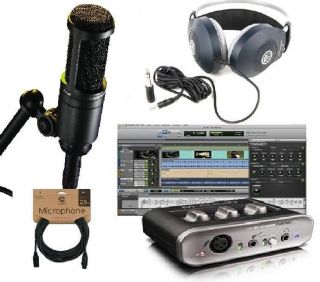   Fast Track USB Pro Tools Home Studio Recording Package AT2020 K77