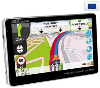 TAKARA GP65 GPS budget Sat Nav for Europe (UK, Ireland & Europe Maps 