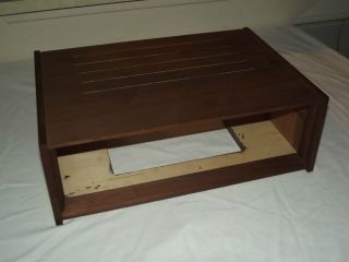 JVC Original Wood Case Cabinet for vintage Stereo size 46 cm W, 33 D 
