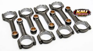   Block Chevy GM 350 5.7 Forged Steel Bushed I Beam Connecting Rods