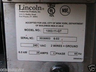 lincoln impinger in Deck & Conveyor Ovens