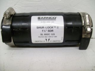   602C 125 1.25 Coupling HDPE or PVC Conduit Shur Lock II (Lot of 10