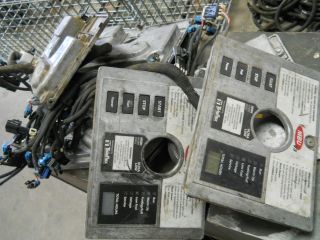 Lot of 7 Teleflex MBU V3 Burner Control Panels, Used Takeouts