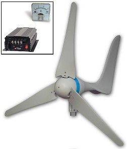   SOLAR 600 WATT WIND TURBINE KIT WITH METER AND CHARGE CONTROLLER